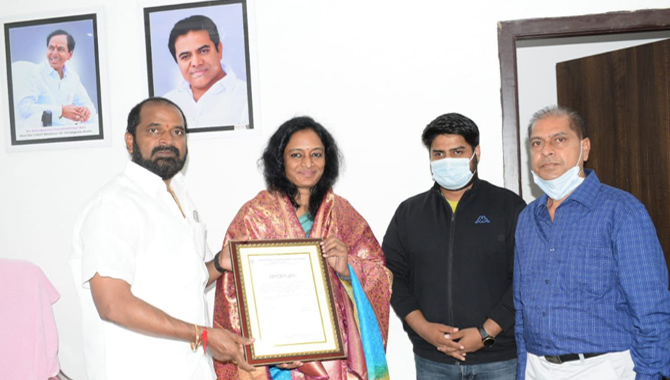 లాస్ఏంజెల్స్ లోనూ శ్యామల సత్తా చాటాలి :   మంత్రి శ్రీనివాస్ గౌడ్