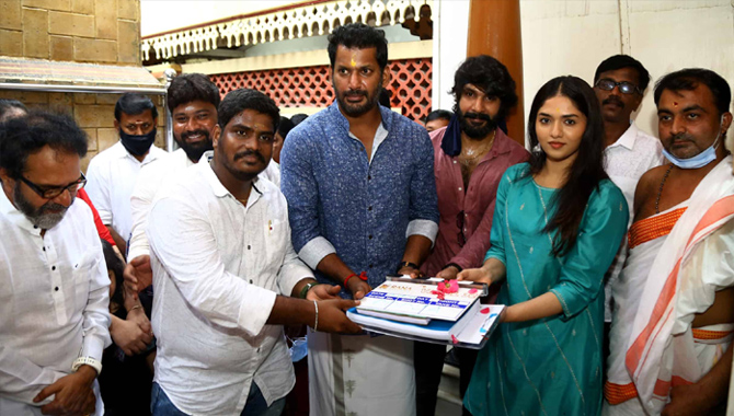 విశాల్ కొత్త సినిమా షురూ…