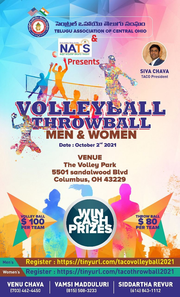 TACO & NATS Presents Volleyball Throwball Tournament
