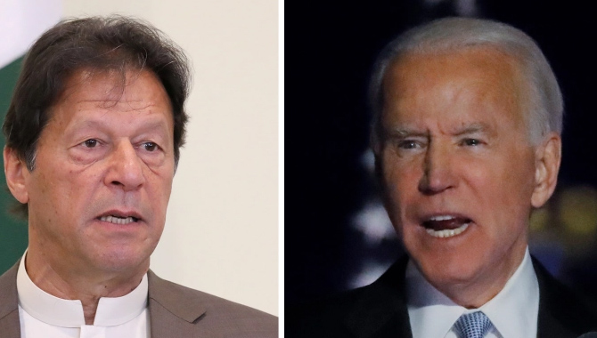 అమెరికా అధ్యక్షుడు  బైడెన్‌కు పాక్ ప్రధాని ఇమ్రాన్ మద్దతు