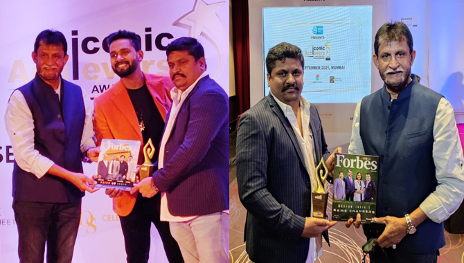 సమూహ ప్రాజెక్ట్‌ సిఇఓ మల్లికార్జున్‌ కుర్రాకు ఫోర్బ్స్‌ ఇండియా ఐకనిక్‌ అవార్డ్‌