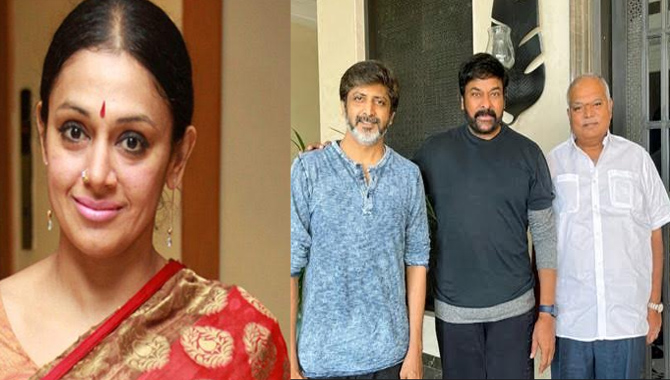 మెగాస్టార్ చిరంజీవితో శోభన రీ-ఎంట్రీ?