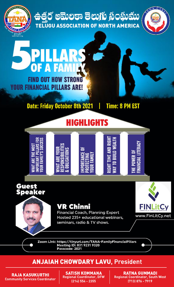 TANA Presents 5 Pillars of a Family