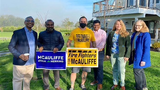 వర్జీనియాలో డెమెక్రాటిక్‌ పార్టీ అభ్యర్థిని గెలిపించండి – శ్రీధర్‌ నాగిరెడ్డి