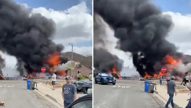 కాలిఫోర్నియాలో విమాన ప్రమాదం