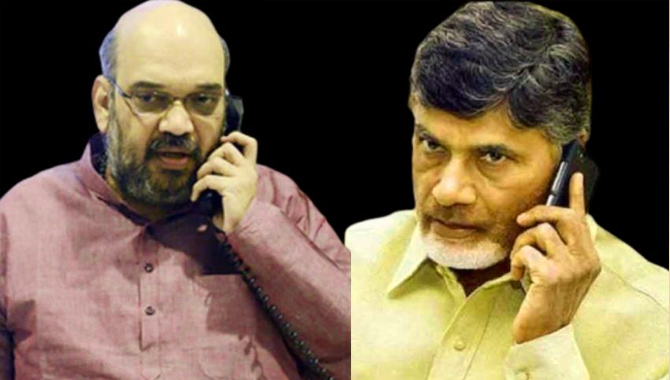 చంద్రబాబుకు కేంద్ర హోం మంత్రి అమిత్ షా ఫోన్