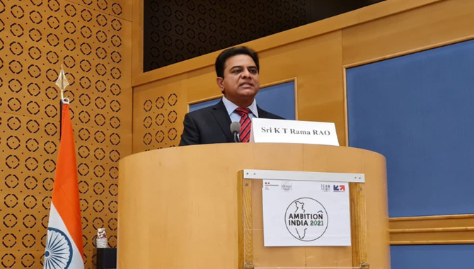 ఇతర రాష్ట్రాలకు మించి ఫ్రాన్స్ సంస్థలకు.. ఫ్రెంచ్ సెనేట్ లో మంత్రి కేటీఆర్