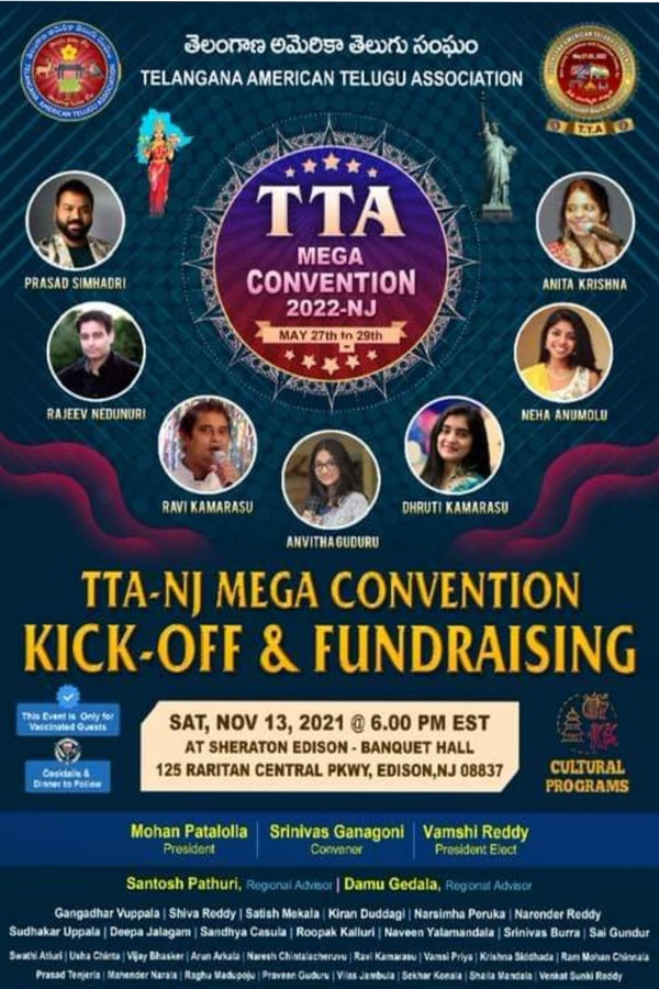 TTA NJ Mega Convention Kick-offf & Fyndaraising