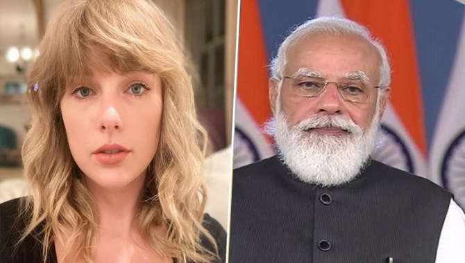 అమెరికన్ సింగర్ టేలర్  స్విఫ్ట్ తర్వాత.. ప్రధాని నరేంద్ర మోదీనే
