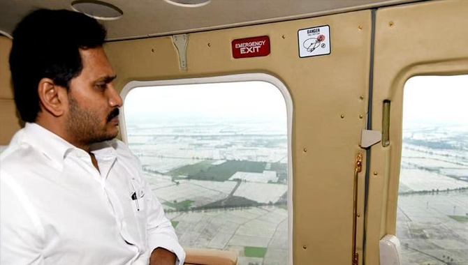 వరద ప్రభావిత ప్రాంతాల్లో సీఎం వైఎస్ జగన్ ఏరియల్ సర్వే