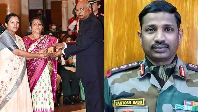 కల్నల్ సంతోష్ బాబుకు మహావీర చక్ర