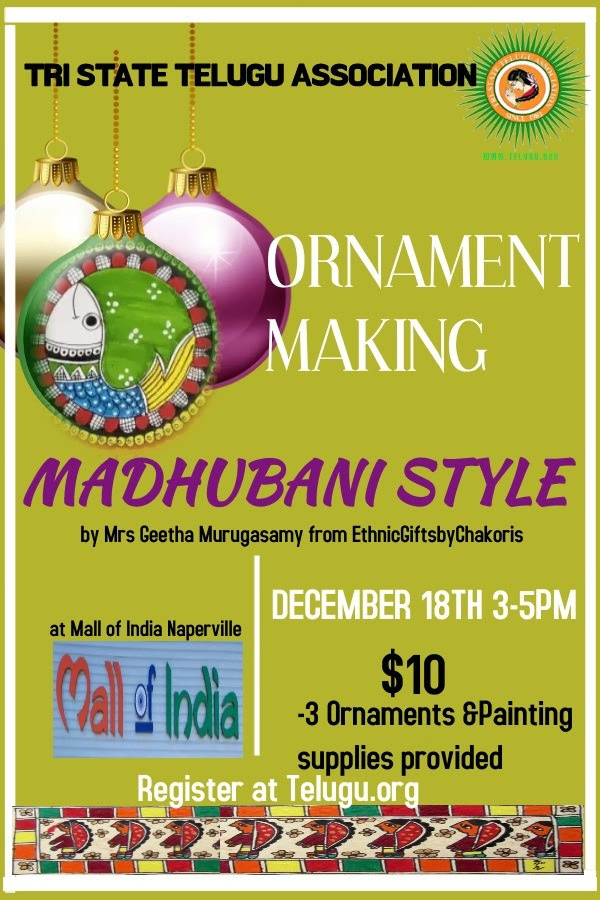 Ornaments Making In Madhubani Style Event 2021