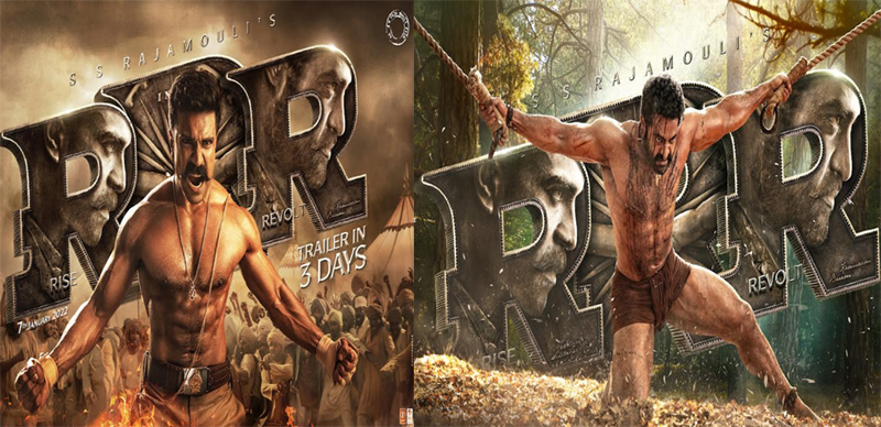 ఆర్ ఆర్ ఆర్ నుంచి న్యూ పోస్ట‌ర్స్ విడుద‌ల చేసిన ఎన్టీఆర్‌