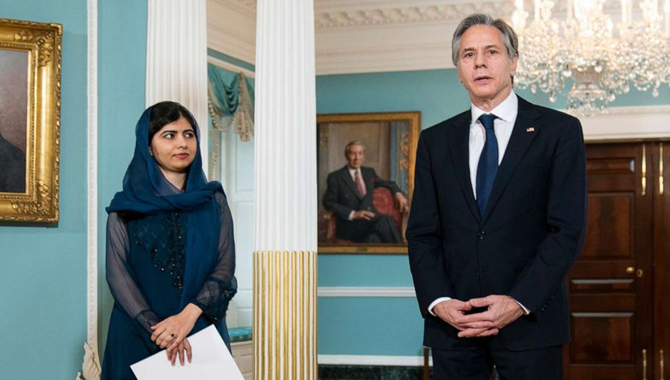 మాకు యూఎస్ మద్దతు కావాలి : మలాలా