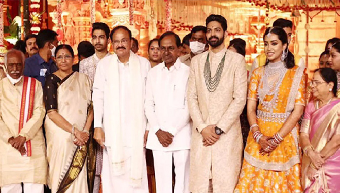 ఘనంగా ఉపరాష్ట్రపతి మనుమరాలి వివాహం