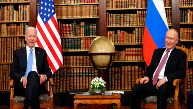 అమెరికా అధ్యక్షుడు, రష్యా అధ్యక్షుడు  ఫోన్ సంభాషణ