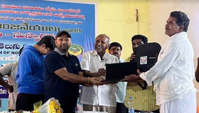 నిరుపేదలకు తానా ఆదరణ..