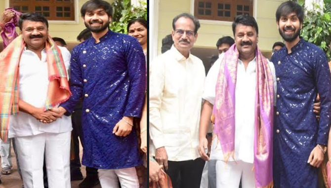 బిగ్ బాస్ ఫేమ్ మానస్ ను అభినందించిన సినిమాటోగ్రఫీ మినిస్టర్ శ్రీ తలసాని శ్రీనివాస్ యాదవ్