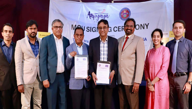Telangana American Telugu Association MOU with Sunshine Hospitals