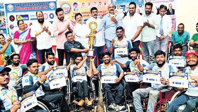తానా వికలాంగుల క్రికెట్ పోటీలు…విజేత ఆంధ్ర టీమ్