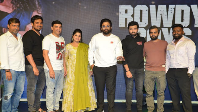 Allu Arjun Launches Date Night Song from Rowdy Boys