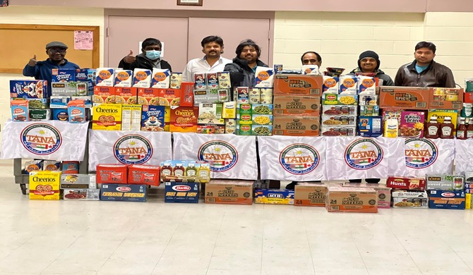 అన్నార్తులను ఆదుకున్న తానా న్యూఇంగ్లాండ్‌ టీమ్‌