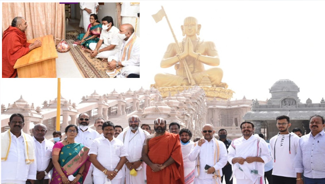 ‘చినజీయర్ స్వామి’తో ఏపీ మంత్రి వెల్లంపల్లి శ్రీనివాస్