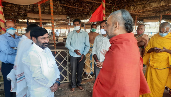 ఆధ్మాత్మిక హబ్‌గా సమతామూర్తి ప్రాంగణం : మంత్రి జగదీశ్వర్ రెడ్డి