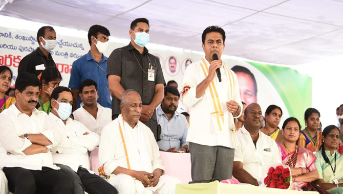 సంక్షేమంలో దేశానికే తెలంగాణ ఆదర్శం : మంత్రి కేటీఆర్