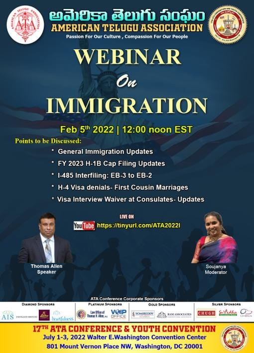 ATA Webinar on Immigration