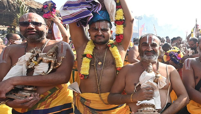 సమతామూర్తి సహస్రాబ్ది వేడుకల్లో మరో కీలక ఘట్టం