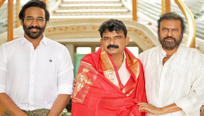 మోహన్ బాబుతో మంత్రి నాని భేటీ