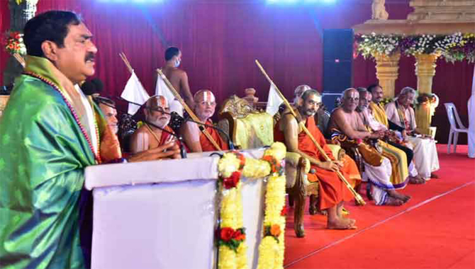 రామానుజుడి దృక్పథమే ప్రపంచానికి ఏకైక దారి : మంత్రి ఎర్రబెల్లి