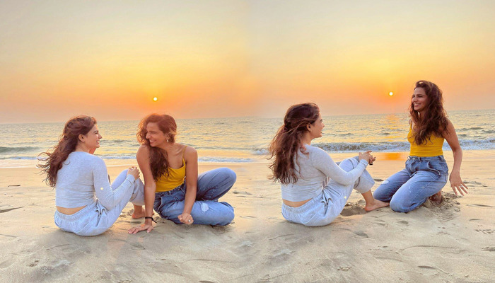 ముస్తఫా ముస్తఫా! అంటూ స్నేహితురాలితో కలిసి అలెప్పీలో  సమంత  ఎంజాయ్