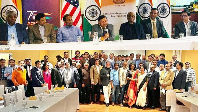 తెలుగు రాష్ట్రాల అభివృద్ధిపై  శాన్‌ఫ్రాన్సిస్కోలో సమావేశం.. హాజరైన తెలుగు ప్రముఖులు