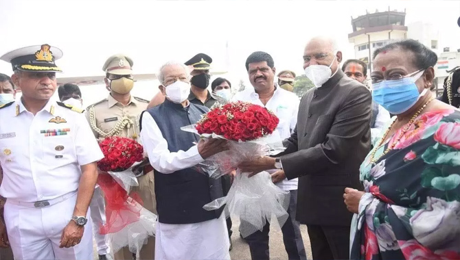 రాష్ట్రపతి  రామ్‌నాథ్‌ కోవింద్ కు ఘనంగా వీడ్కోలు