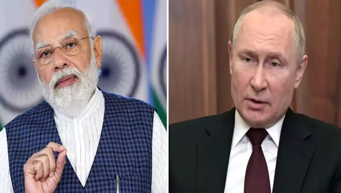 భారతీయుల తరలింపుపై.. పుతిన్ కు మోదీ ఫోన్