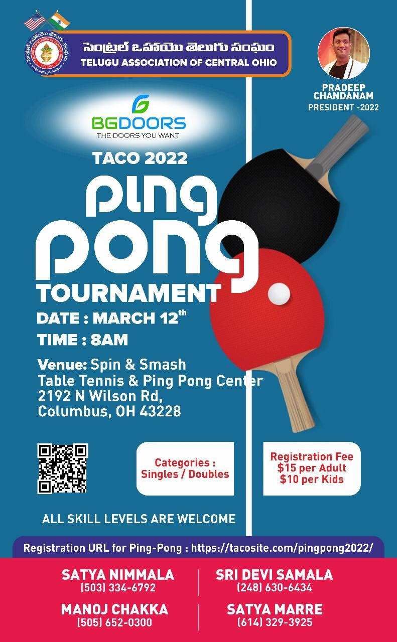 TACO 2022 – Ping Pong Tournament