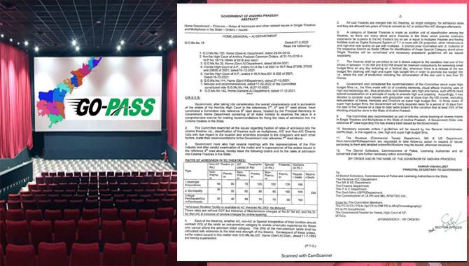 తెలుగు సినీ పరిశ్రమకు శుభవార్త : ఏపీలో టికెట్ రేట్స్‌పై జీవో రిలీజ్ చేసిన ప్రభుత్వం