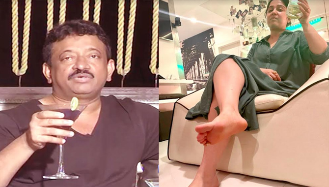 ఛార్మితో ఆర్జీవీ డ్రింక్ పార్టీ : ఏకంగా మందు గ్లాస్ తో ఛార్మి ఫొటో ఇంస్టాగ్రామ్ లో షేర్