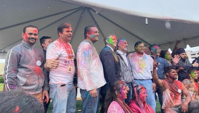 TANA Team joined hands with AIA Grand Holi Fest 2022