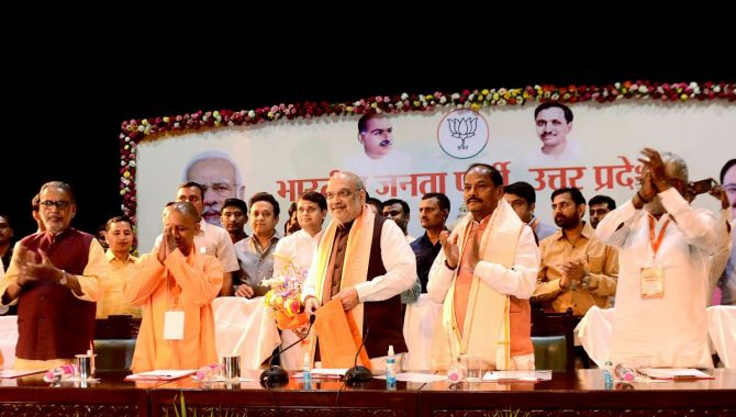 యూపీ బీజేపీ శాసనసభా పక్ష నేతగా యోగి ఎన్నిక