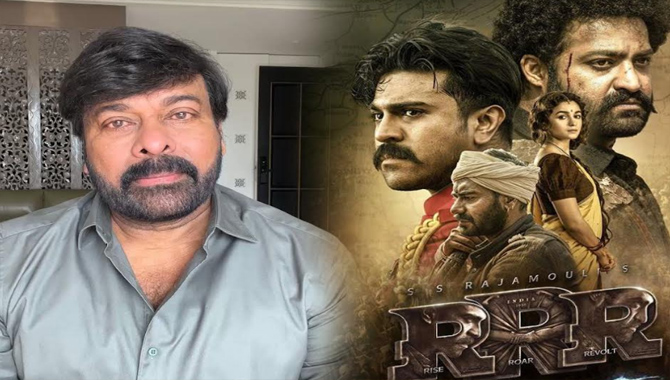 రాజమౌళి విజన్ అద్భుతంగా ఉంది! ఆర్ఆర్ఆర్ సినిమా పై మెగా స్టార్  ప్రశంసల జల్లు