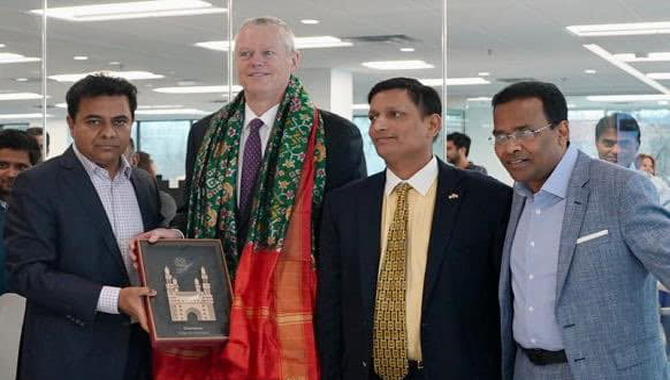 హైదరాబాద్ నగరంతో కలిసి పని చేస్తాం – మసాచుసెట్స్ గవర్నర్ చార్లీ బేకర్
