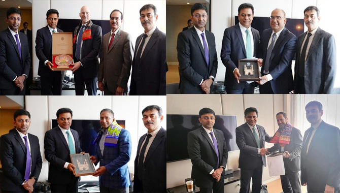 తెలంగాణలో అమెరికా కంపెనీలు భారీ పెట్టుబడులు…ఒకేరోజు రూ.3,315 కోట్ల