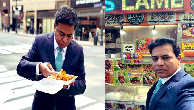 న్యూయార్క్ వీధుల్లో…నాటి రోజులను గుర్తు చేసుకున్న కేటీఆర్