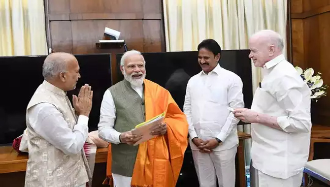 ప్రధాని మోదీని కలిసిన వైఎస్ఆర్సీపీ ఎంపీలు