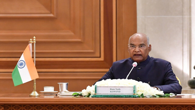 చర్చలతోనే ఉక్రెయిన్-రష్యా సమస్య పరిష్కారం : రాష్ట్రపతి
