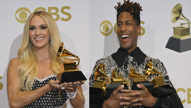 లాస్‌ ఏంజెలెస్‌ లో గ్రామీ అవార్డుల ప్రదానోత్సవం