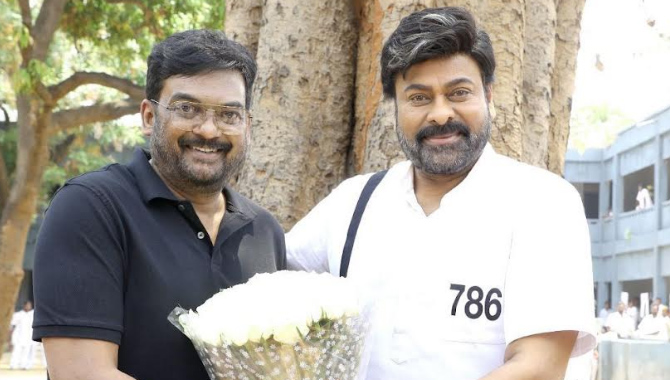 చిరంజీవి ‘గాడ్ ఫాదర్’ షూటింగ్ లో నటుడిగా అడుగుపెట్టిన దర్శకుడు పూరీ జగన్నాథ్